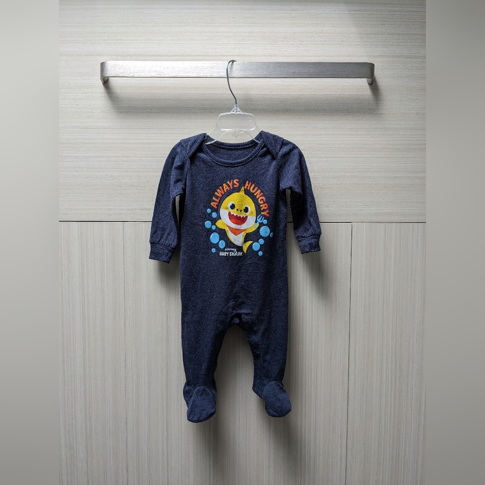Baby shark baby pajamas 3-6 months